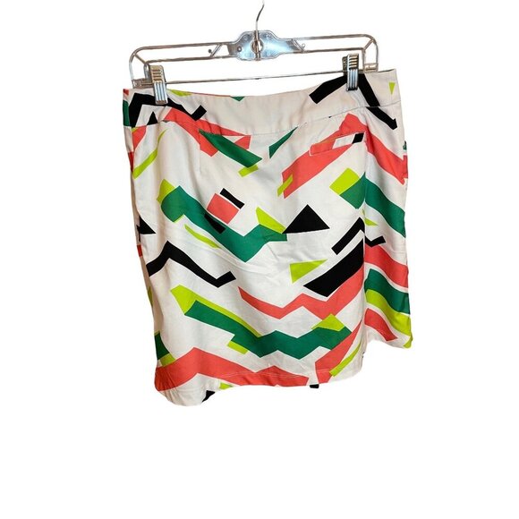 Tail Multicolor Tennis White Label Skort Sz 10 - Picture 2 of 8